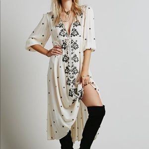 Free People Embroidered Fable Dress